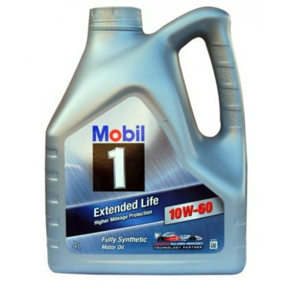 Моторное масло Mobil 1 Extended Life 10w60 синтетическое (4л)